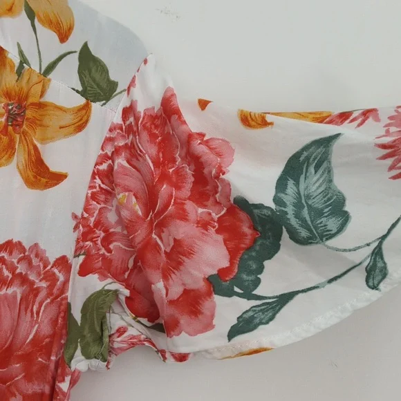 Anthro Abel the Label Osaka Garden Party Floral Boho Size‎ S Rayon Maxi Dress - Picture 5 of 9